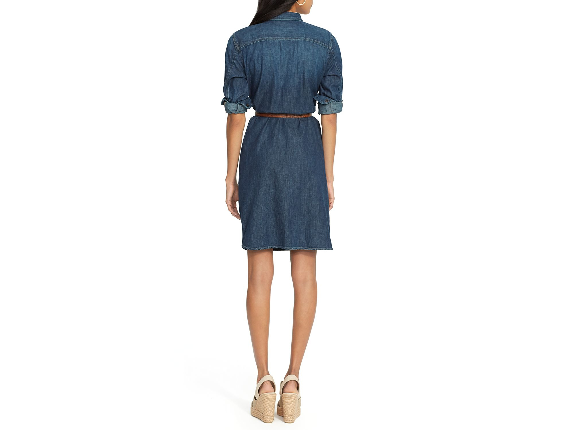 Ralph Lauren Lauren Denim Shirt Dress 