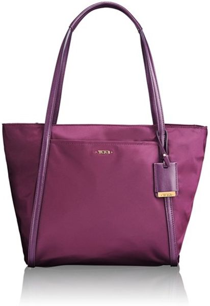 Tumi 'Voyageur - Small Q-Tote' Nylon Tote - Purple in Purple (AUBERGINE ...