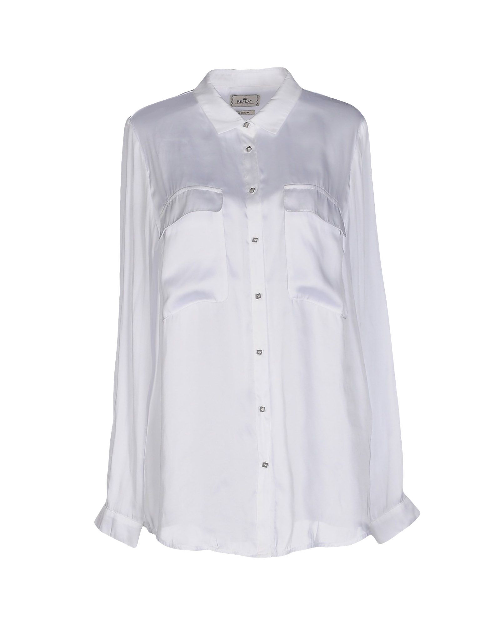 Lyst - Replay Shirt in White