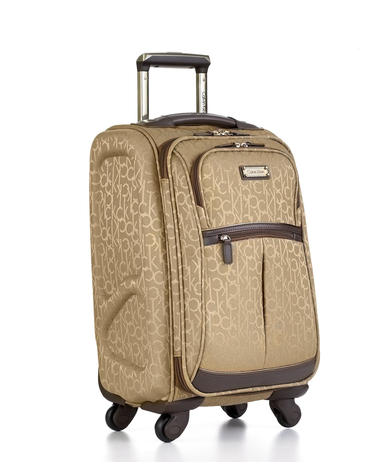Calvin Klein Nolita 2.0 20" Carry On Spinner Suitcase in Natural | Lyst