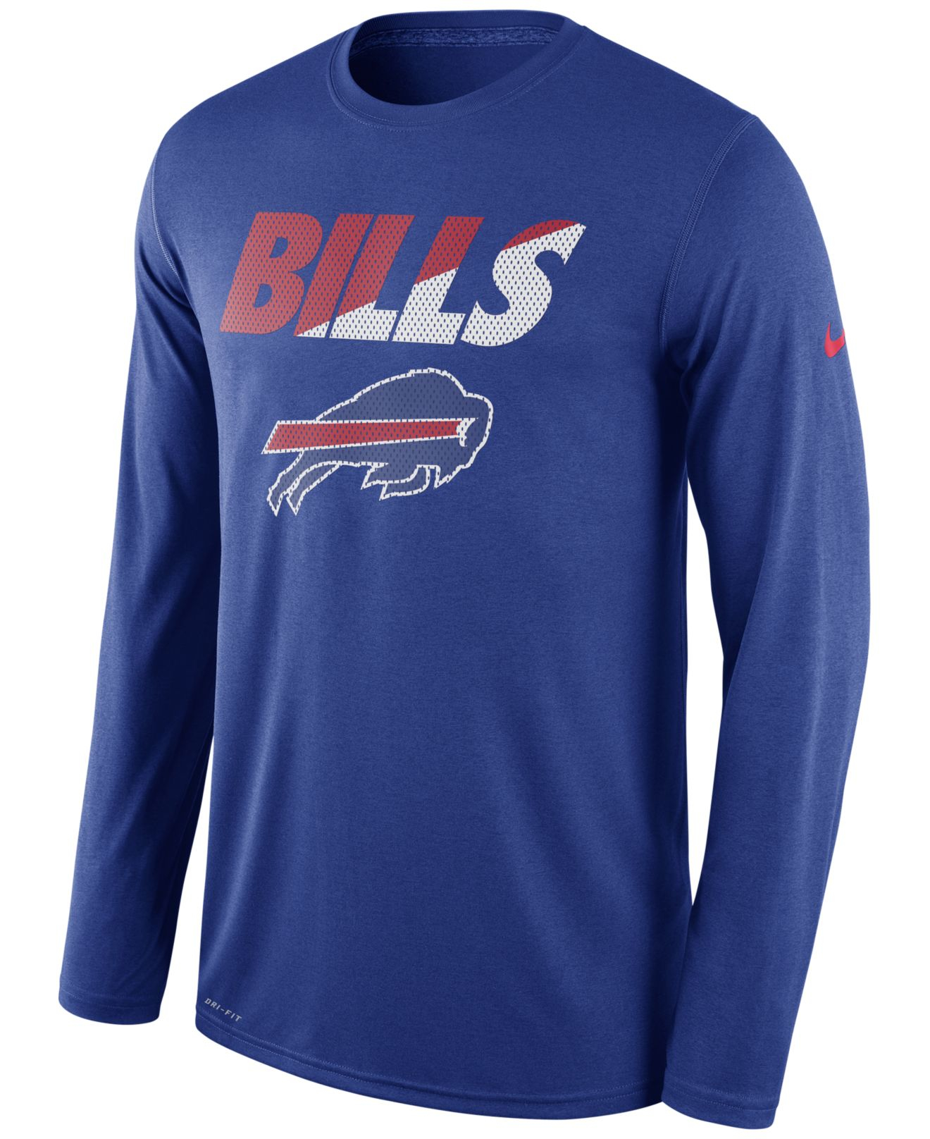 Lyst - Nike Men's Long-sleeve Buffalo Bills Legend Staff Practice T ...