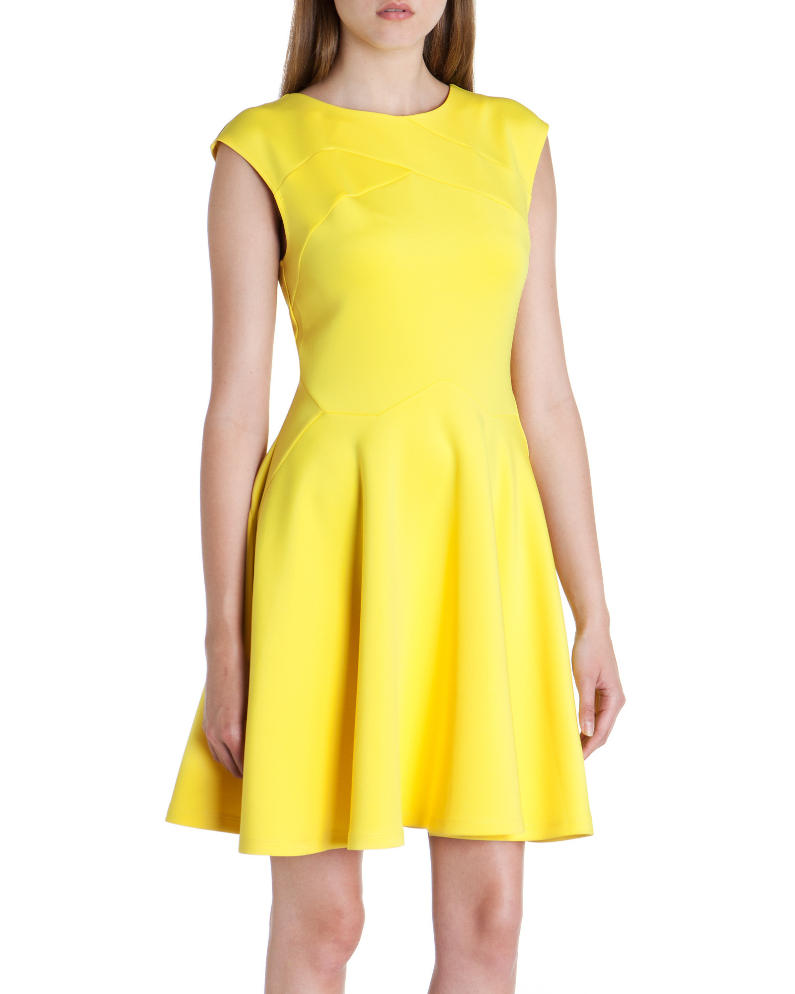 yellow ted baker dress