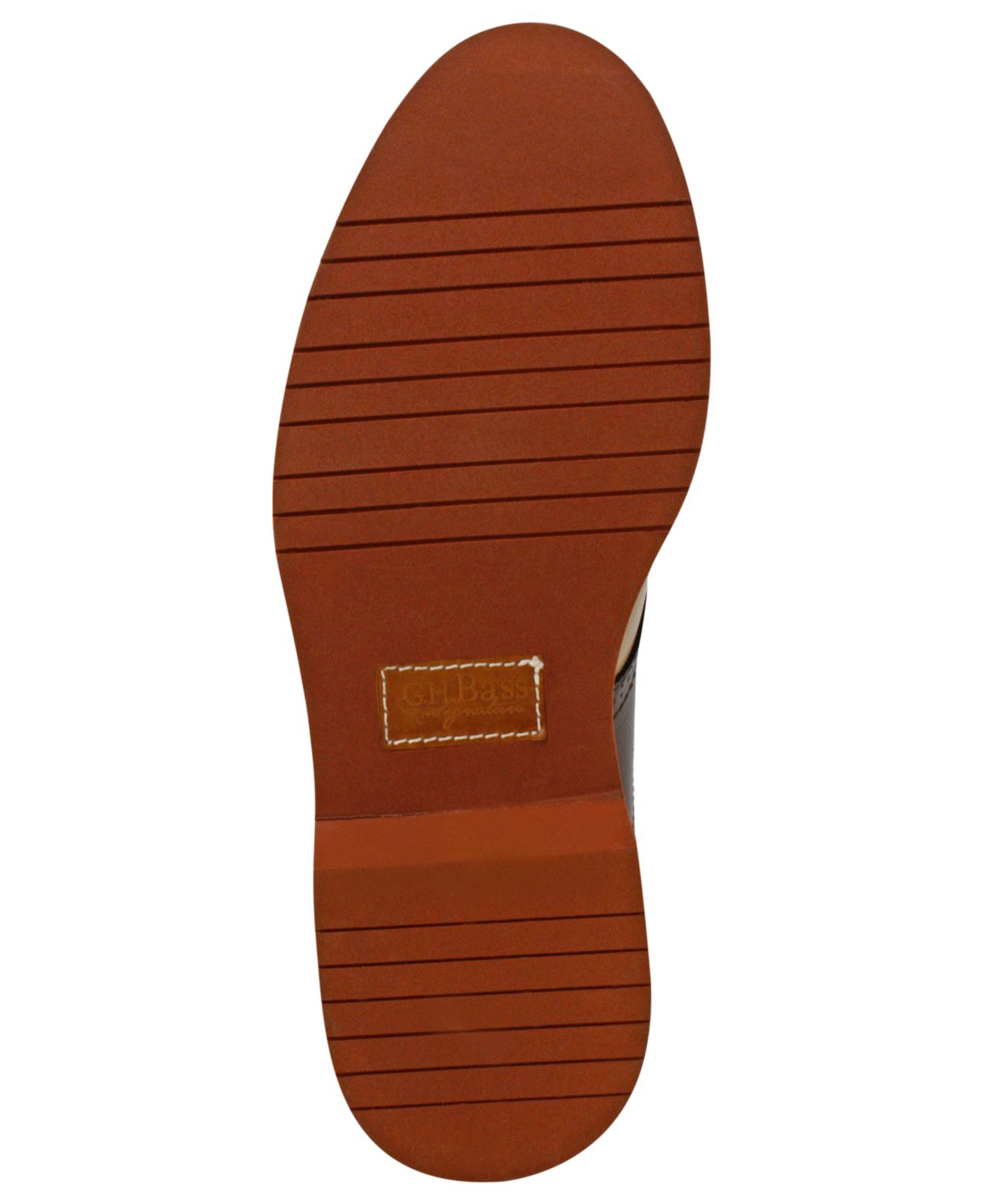 G.H.BASS Bass Burlington Plain-toe Saddle Shoes in Natural for Men - Lyst