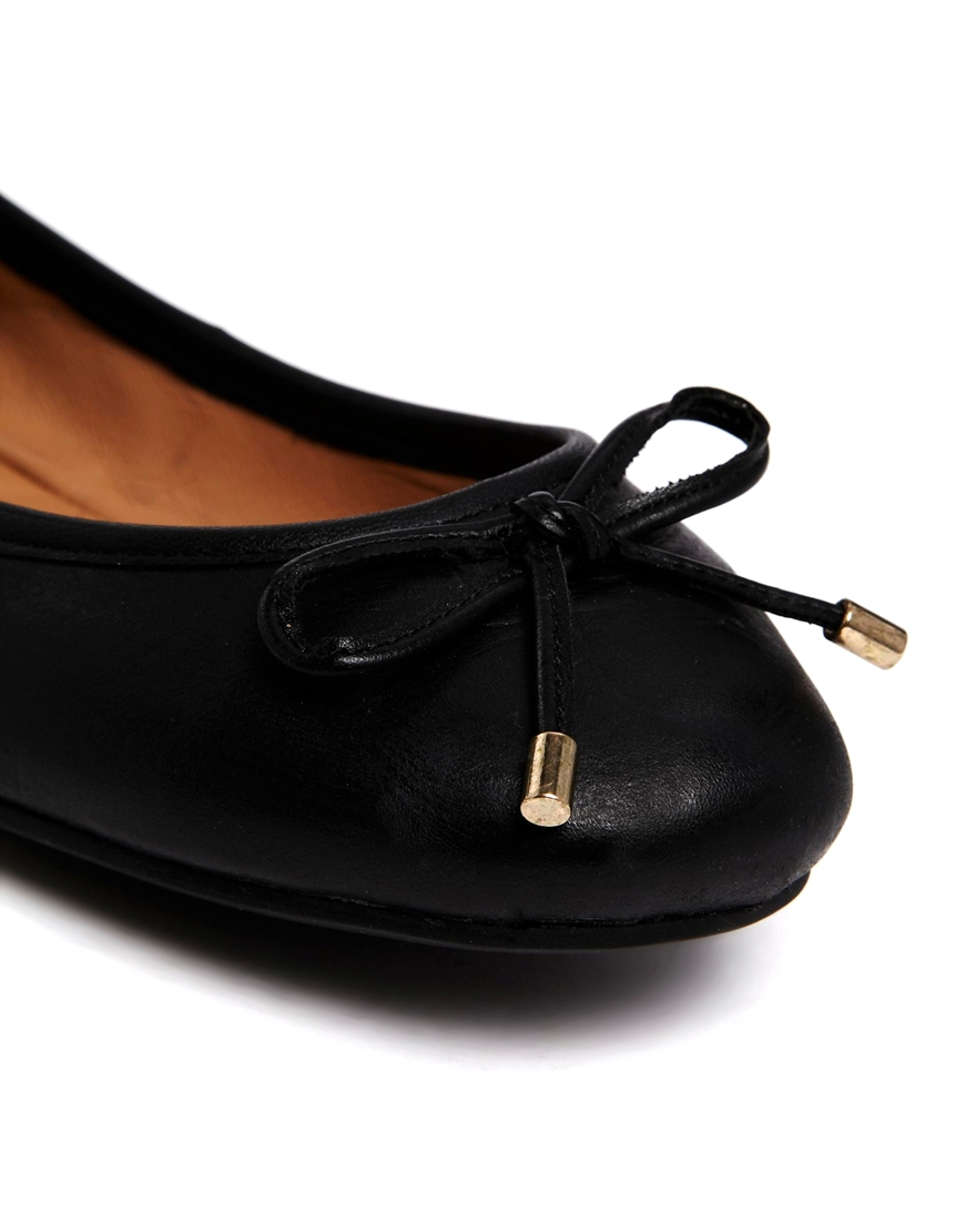 ALDO Koten Leather Flat Shoes in Black 