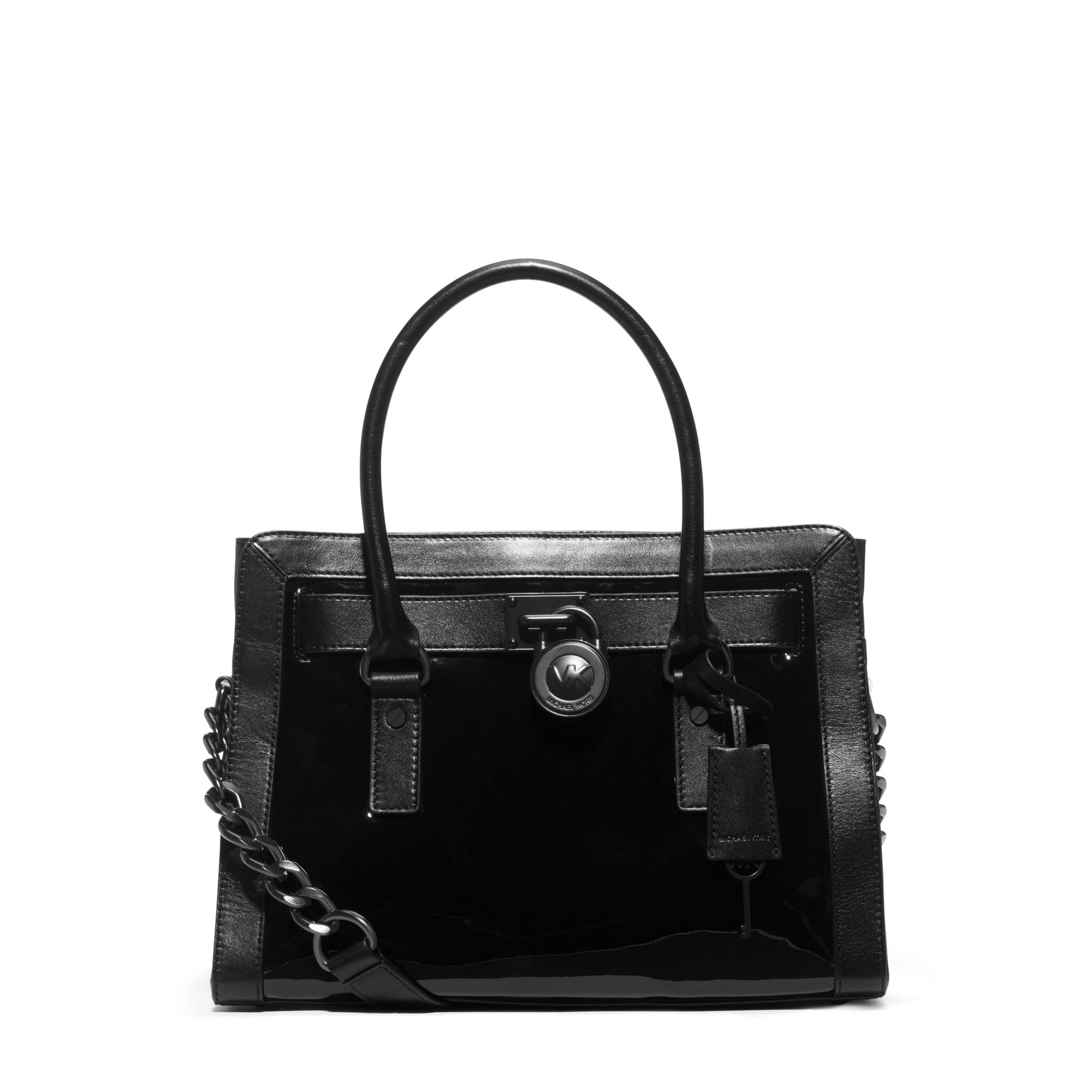 michael kors patent leather tote