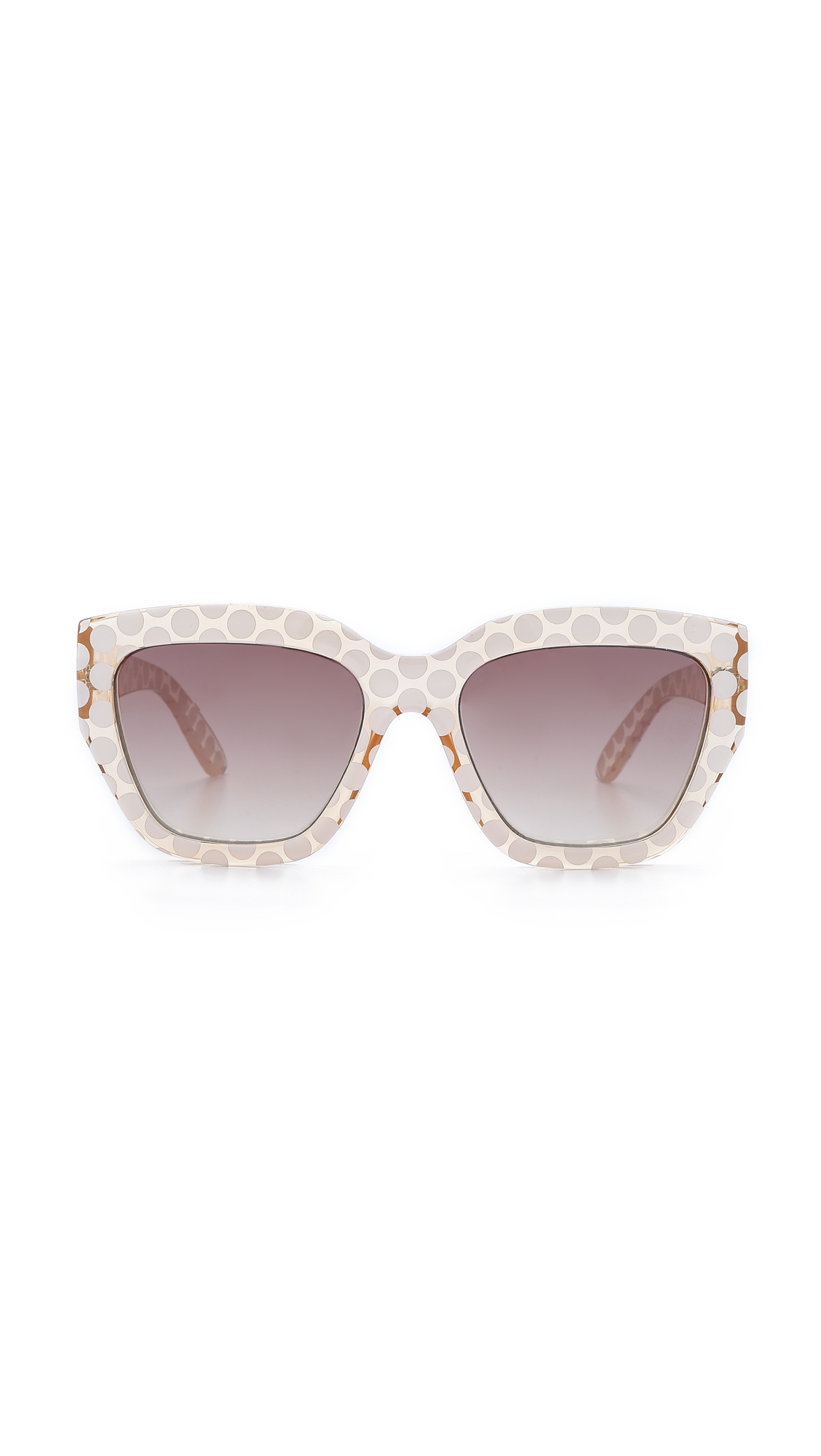 Le Specs Hermosa Sunglasses - Blonde & White Spot/brown - Lyst