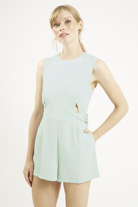mint green playsuit