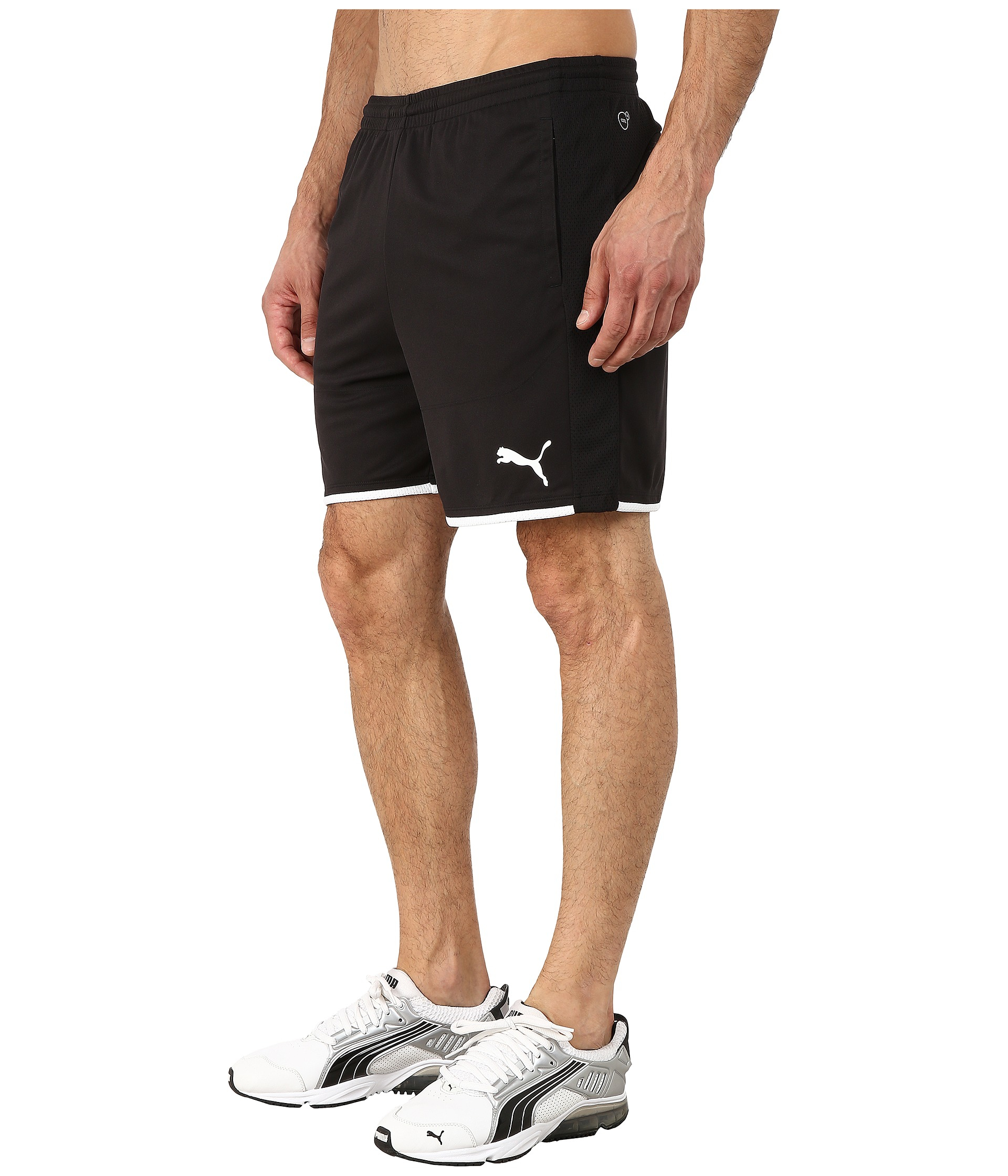 PUMA It Evotrg Shorts in Black/White 