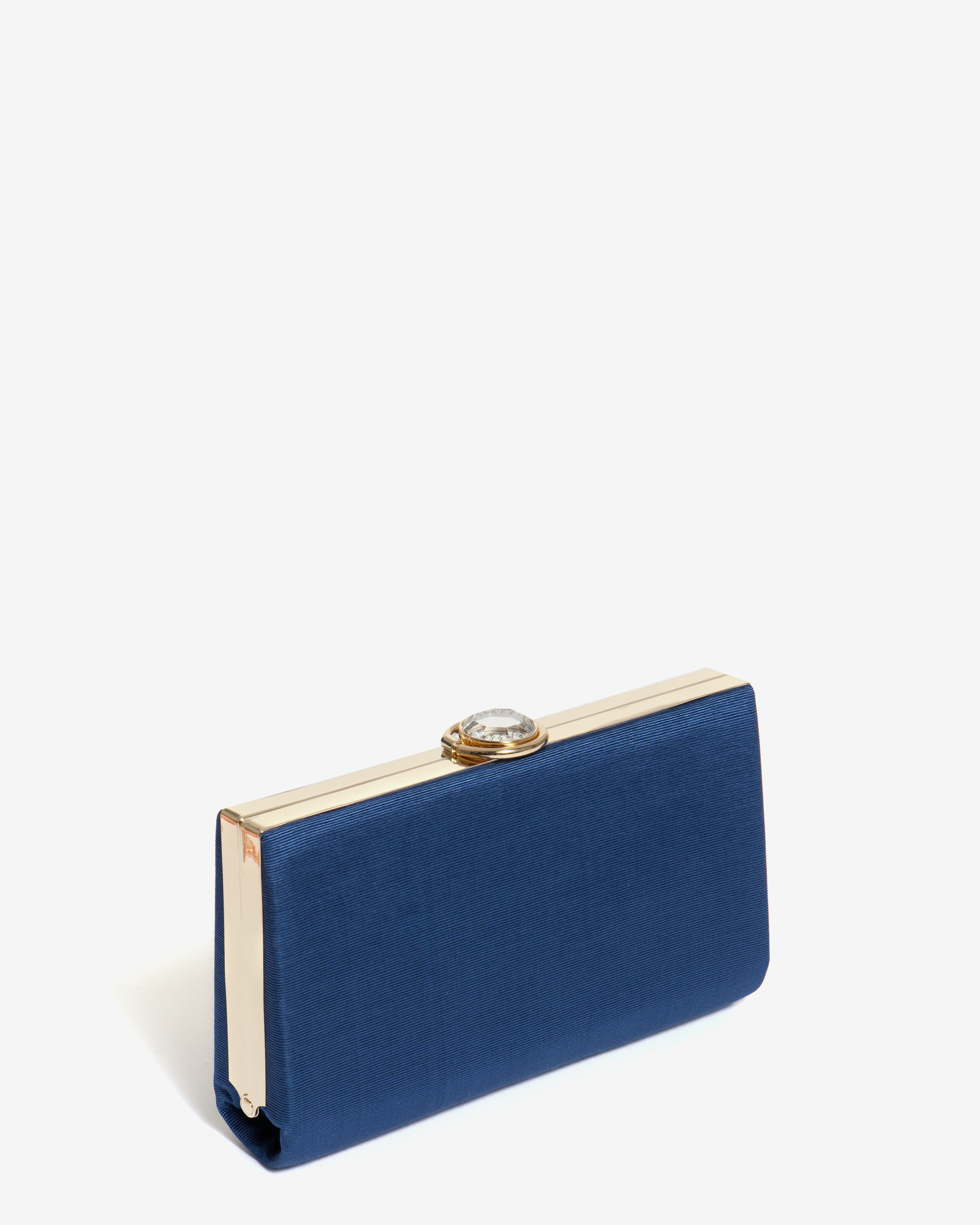 ted baker navy blue clutch bag