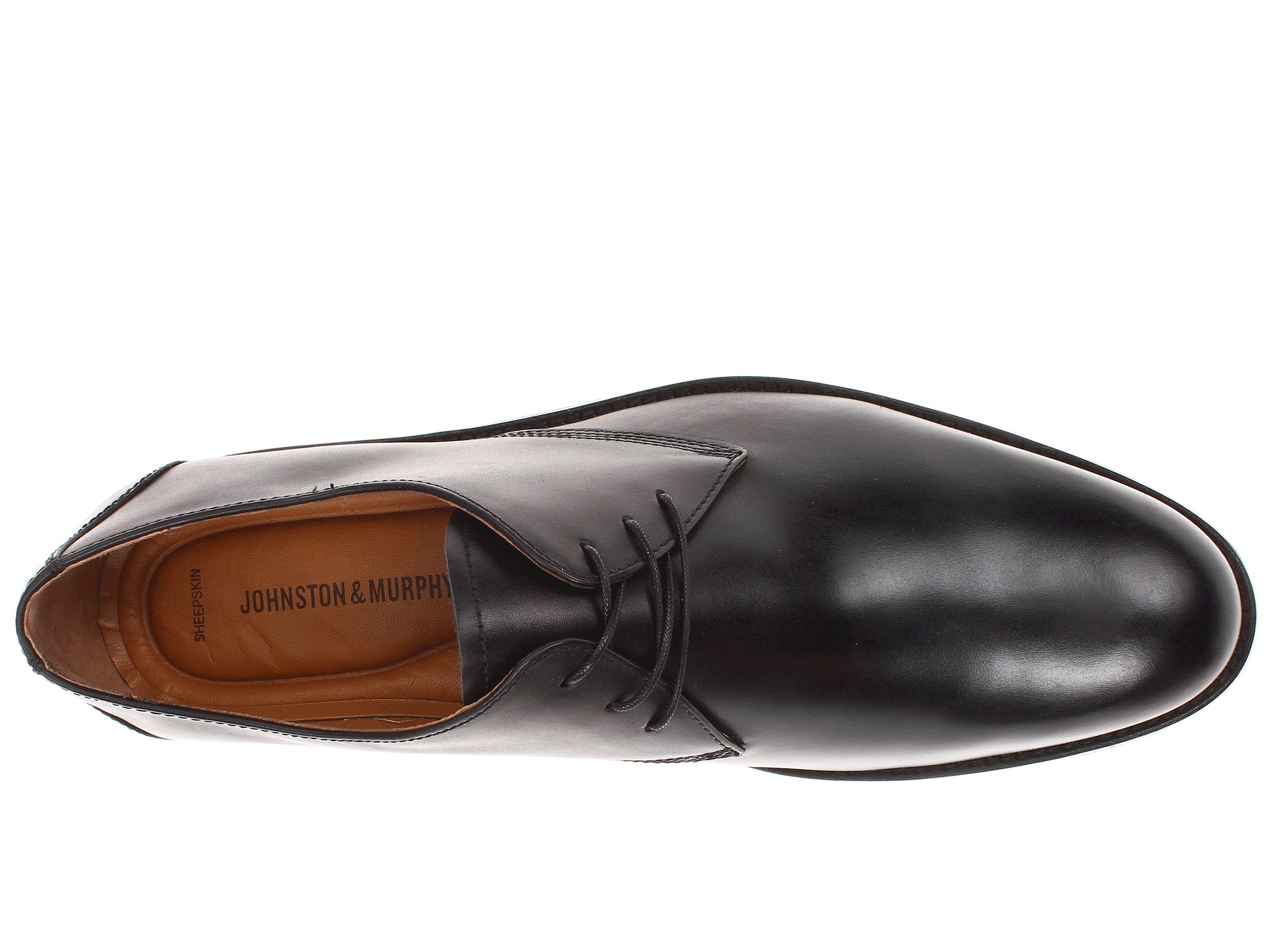 hartley plain toe shoe by johnston & murphy