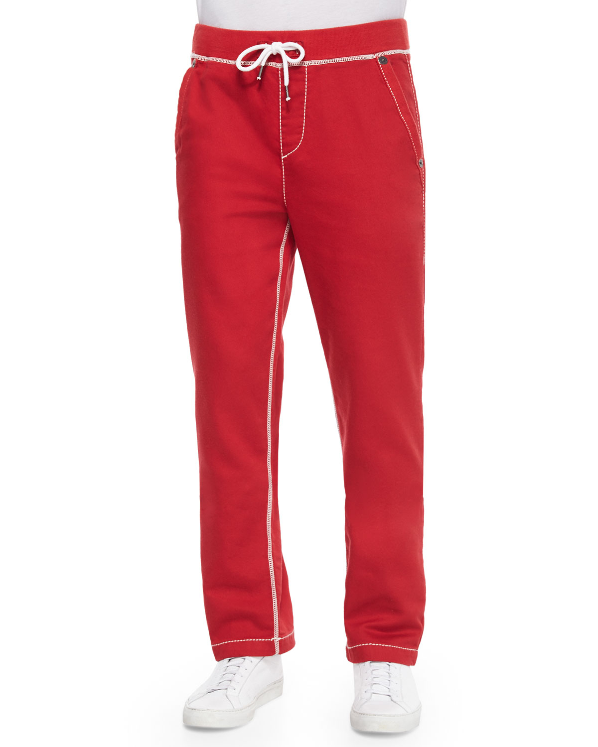 red true religion sweatpants