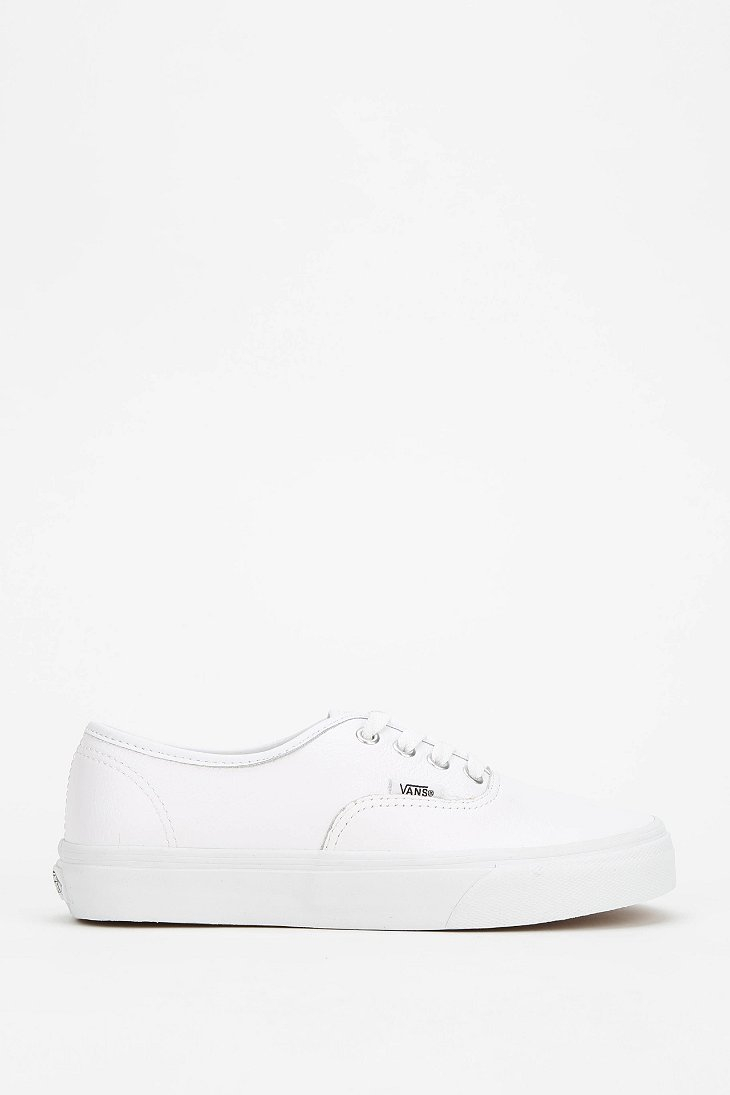 Vans Authentic White Leather Low Top Sneaker