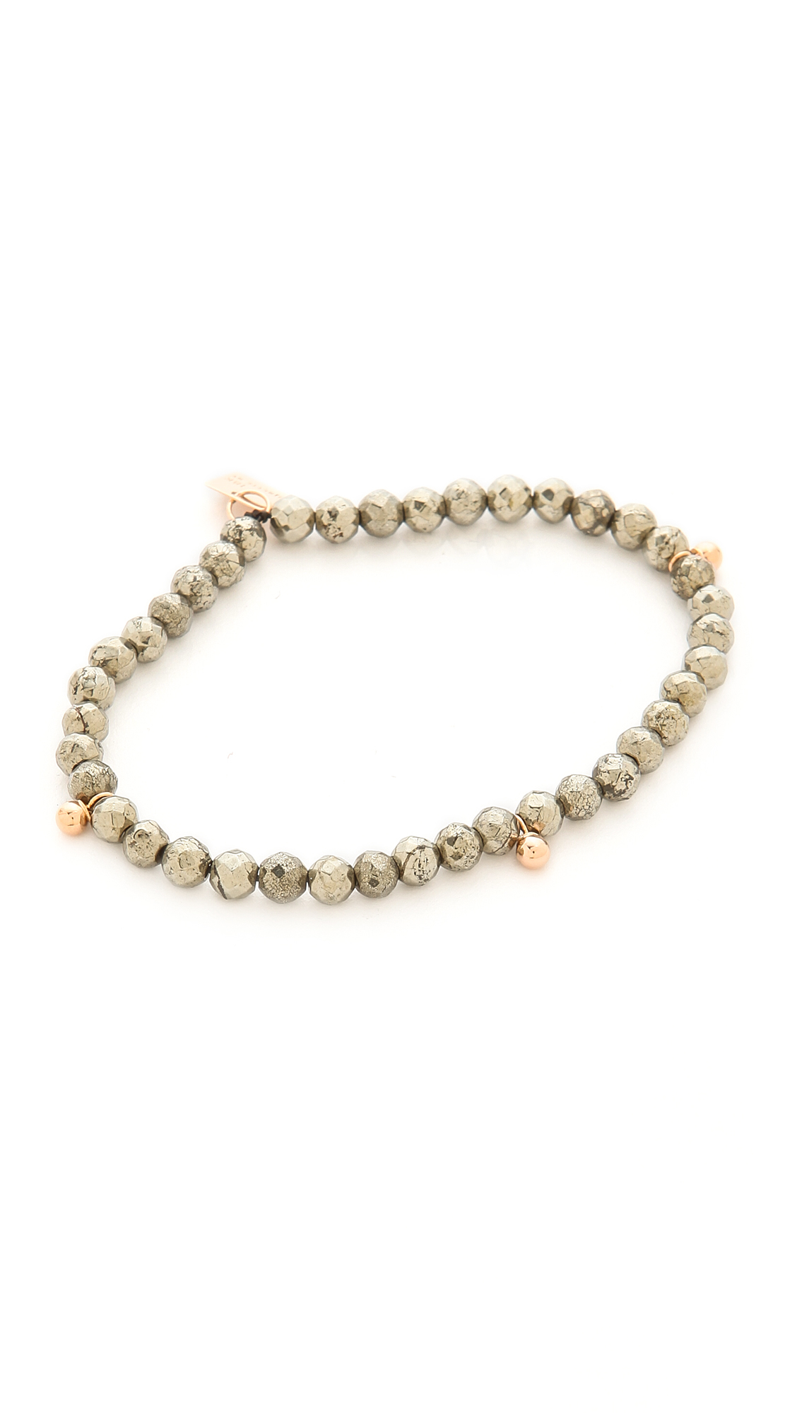 Lyst - Ginette Ny Fool's Gold Faceted Bracelet in Pink