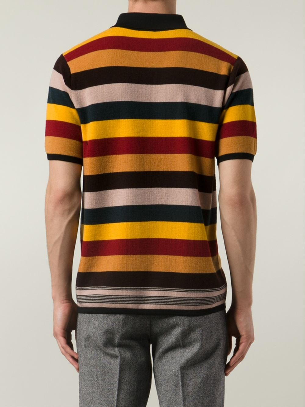 Loewe Striped Polo Shirt for Men - Lyst
