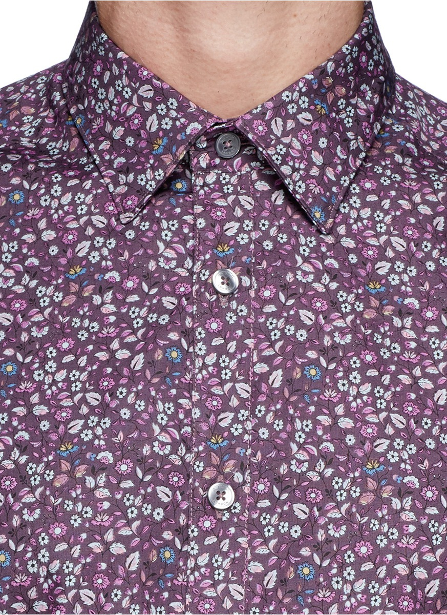Paul Smith 'byard' Floral Shirt in 