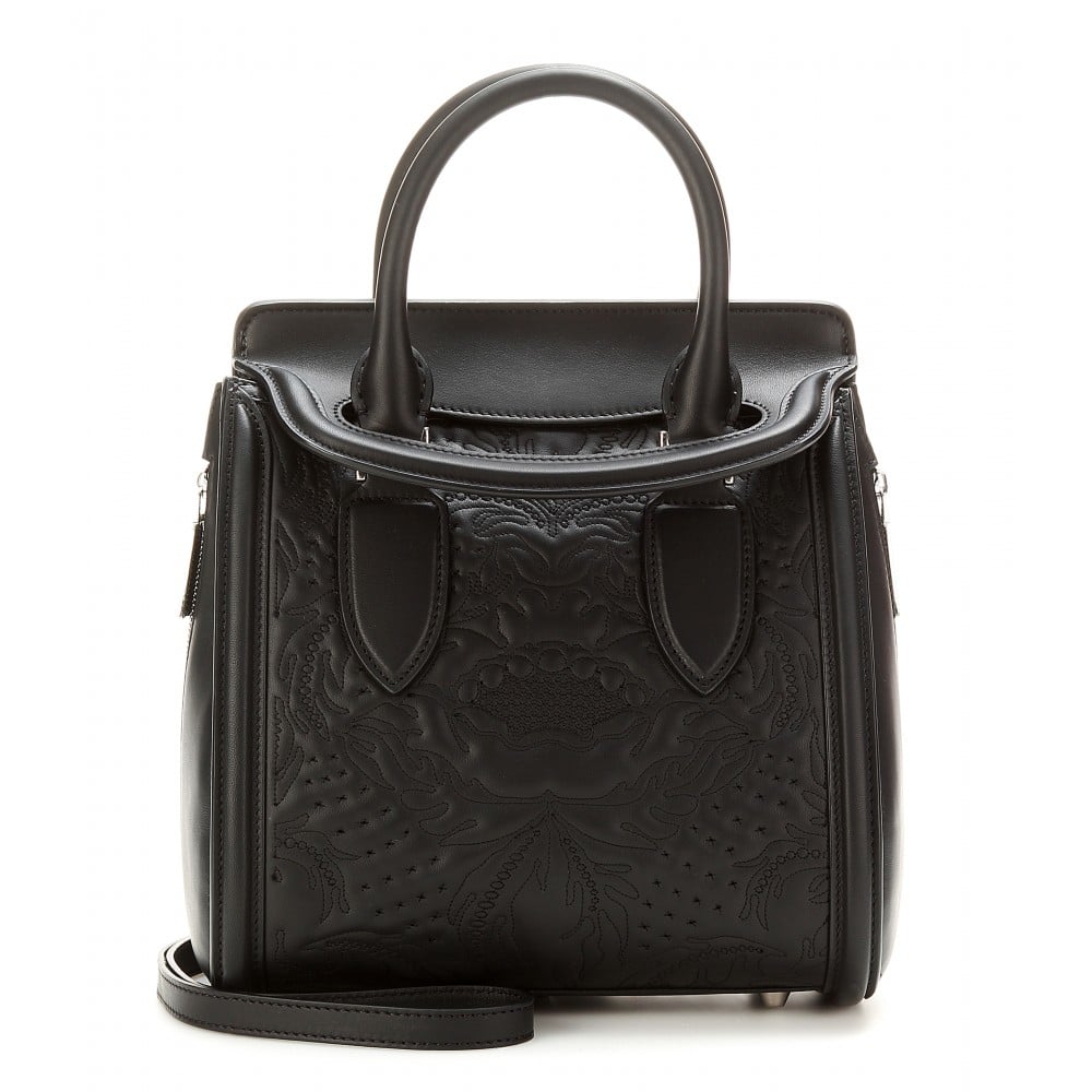 Alexander McQueen Leather Shoulder Bag in Black - Lyst