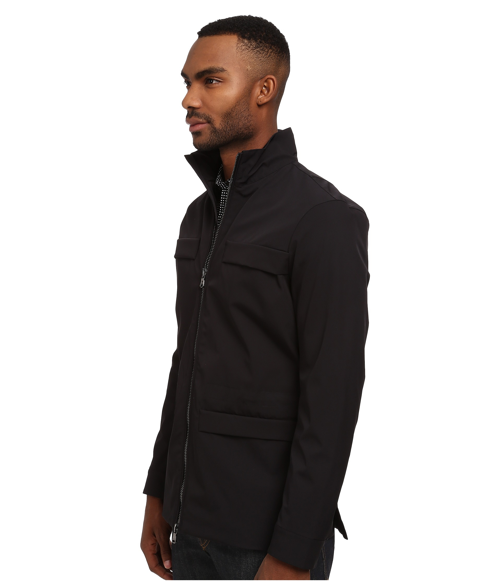 Michael Kors Utility Jacket in Black for Men - Lyst