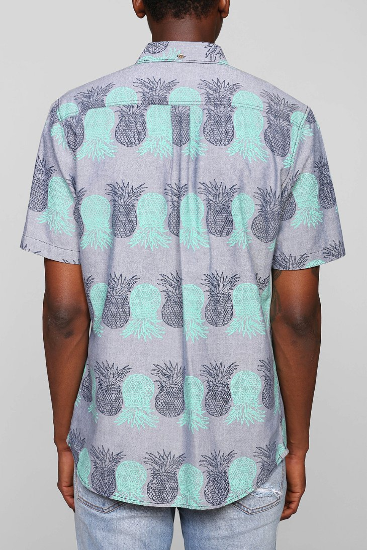 vans pineapple button down