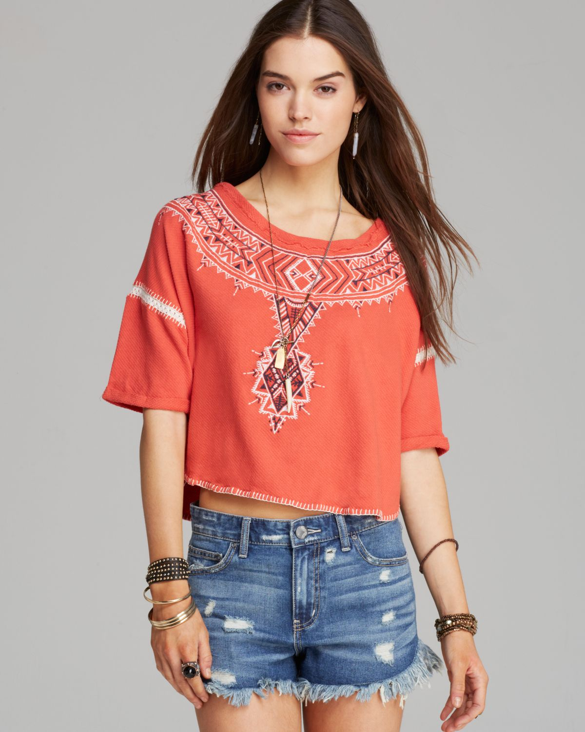 free people catalina pullover sweate