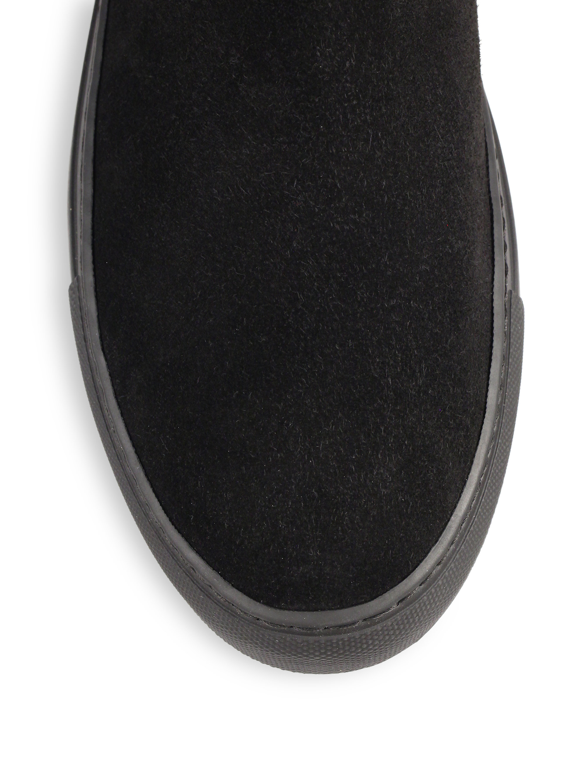 suede bootie sneakers