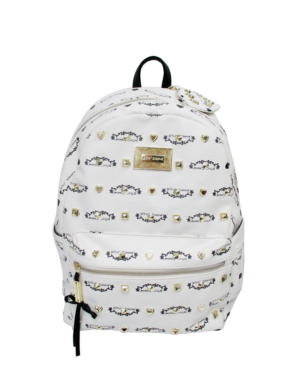 betsey johnson white backpack