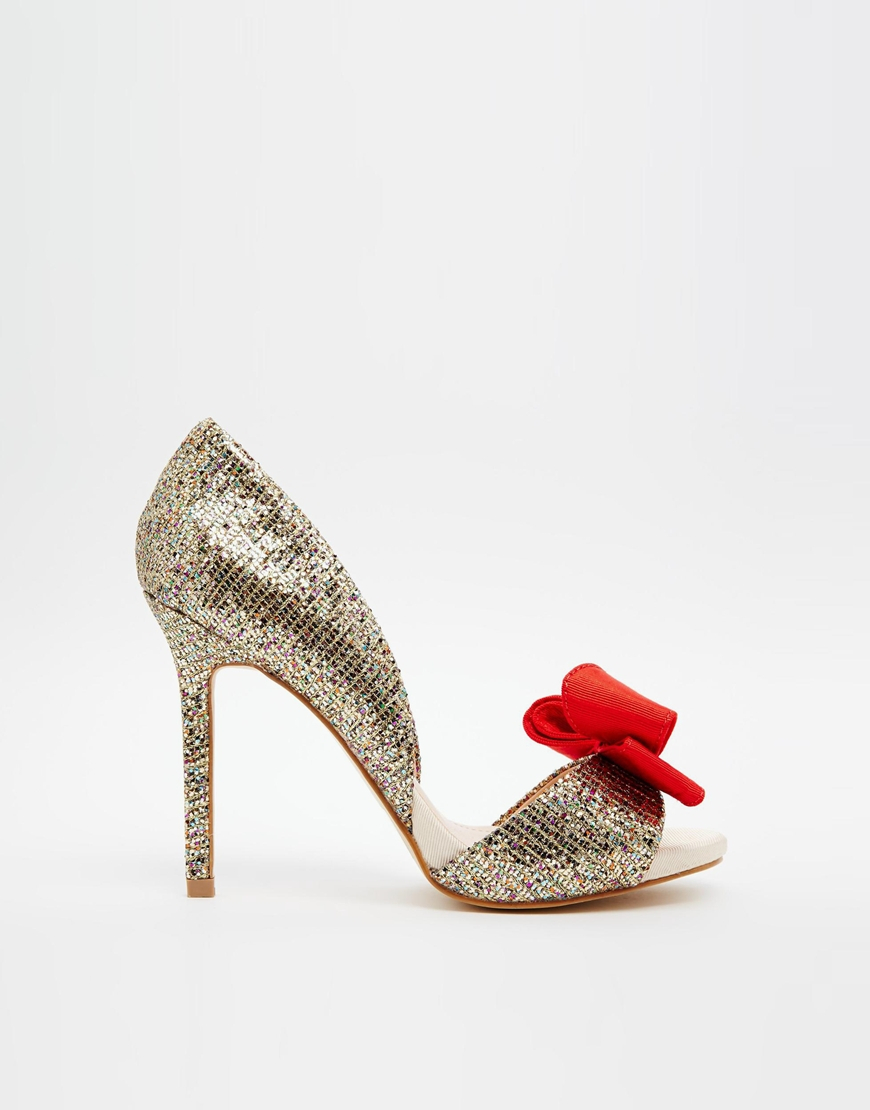 miss kg gold heels