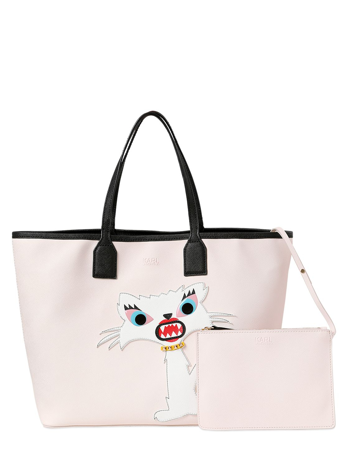 Karl lagerfeld Monster Choupette Tote Bag in Beige (CREAM) Lyst