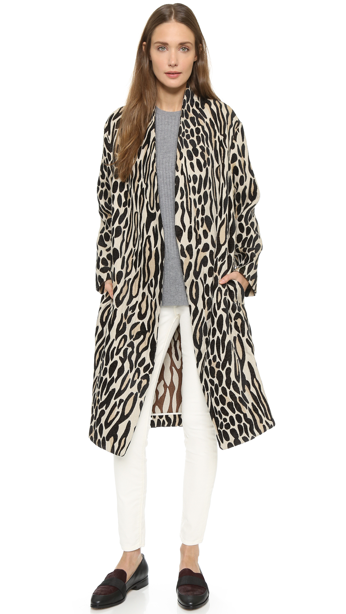 By Malene Birger Apponia Leopard Coat - Nature - Lyst