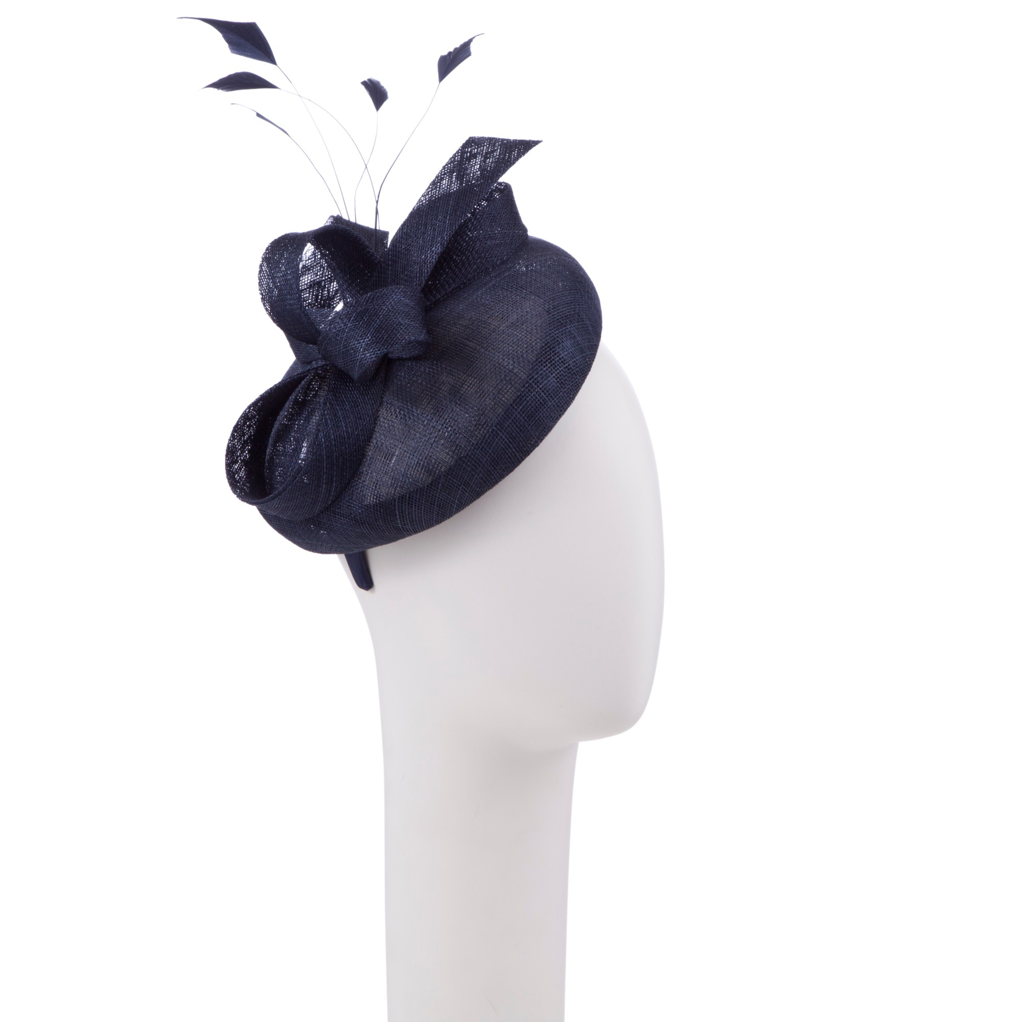 John Lewis Cat Round Pillbox Fascinator 