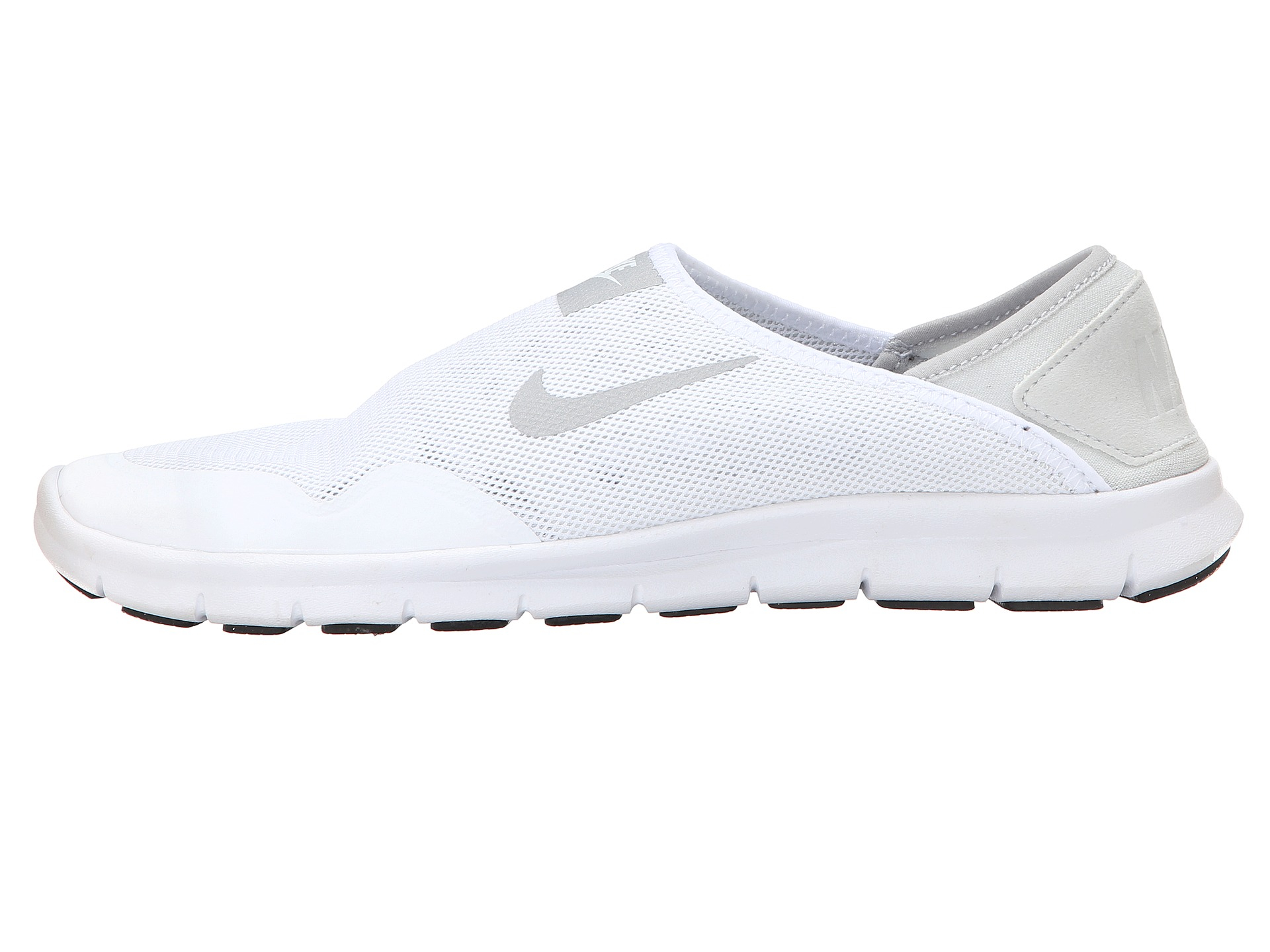 all white nike slip on shoes