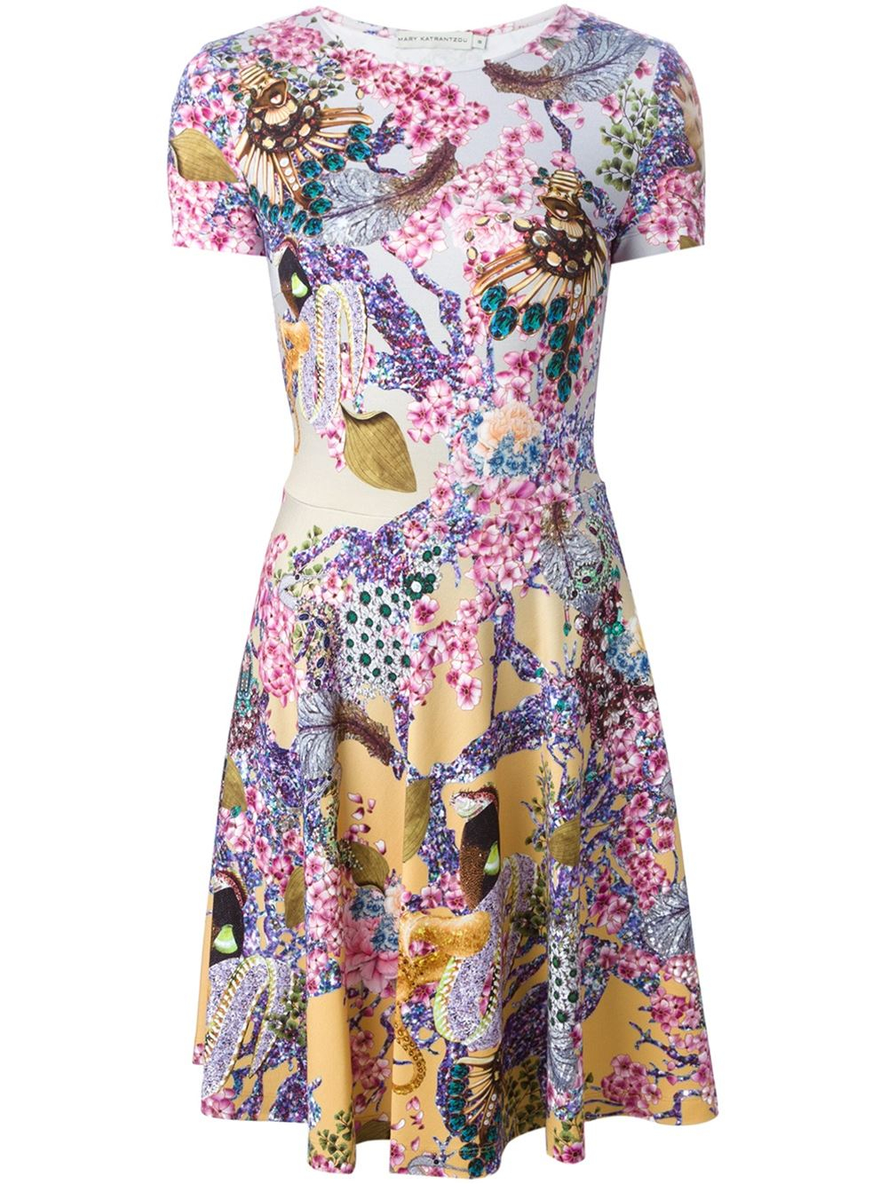 Mary Katrantzou 'Seride' Dress in Multicolor (multicolour) | Lyst