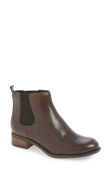 Nine West 'Jara' Chelsea Boot in Brown (BROWN BLACK LEATHER) | Lyst Nine West 'Jara' Chelsea Boot in Brown (BROWN BLACK LEATHER) | Lyst