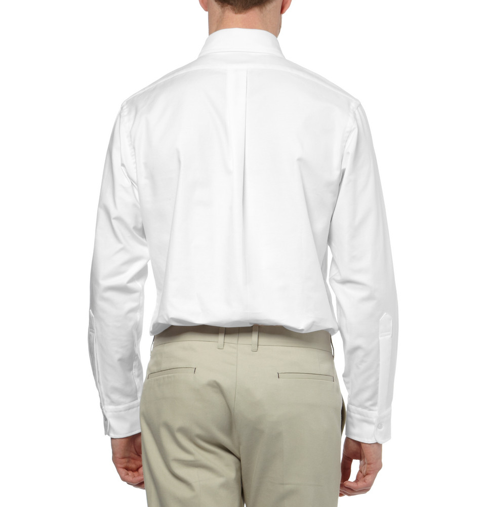 Brooks Brothers White Button-Down Cotton Oxford Shirt for Men - Lyst