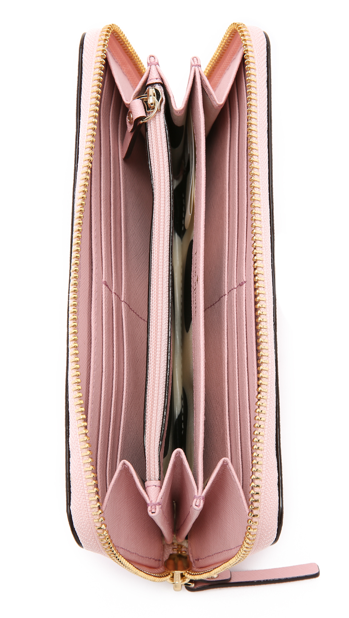 Kate spade new york Lacey Zip Around Continental Wallet Rose Jade in