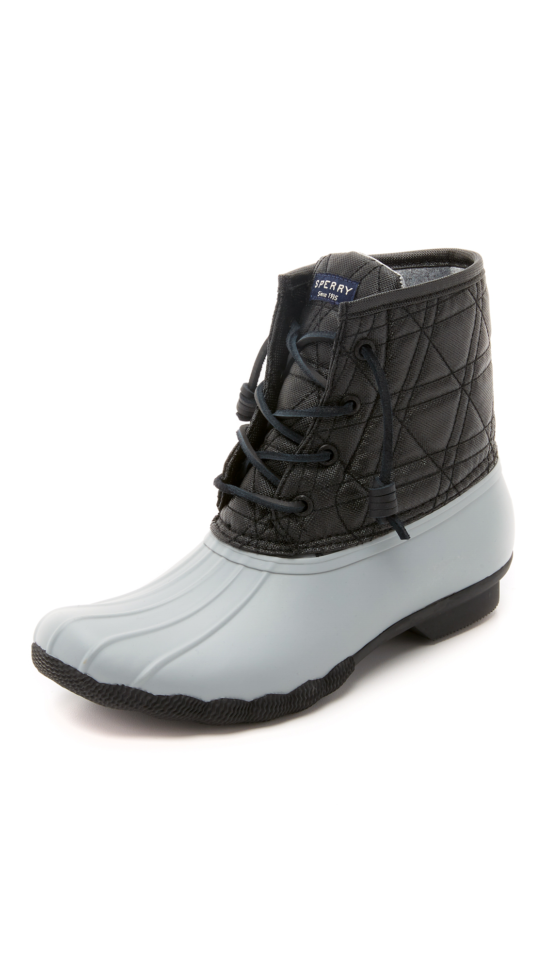 Sperry top-sider Saltwater Sport Booties in Gray | Lyst