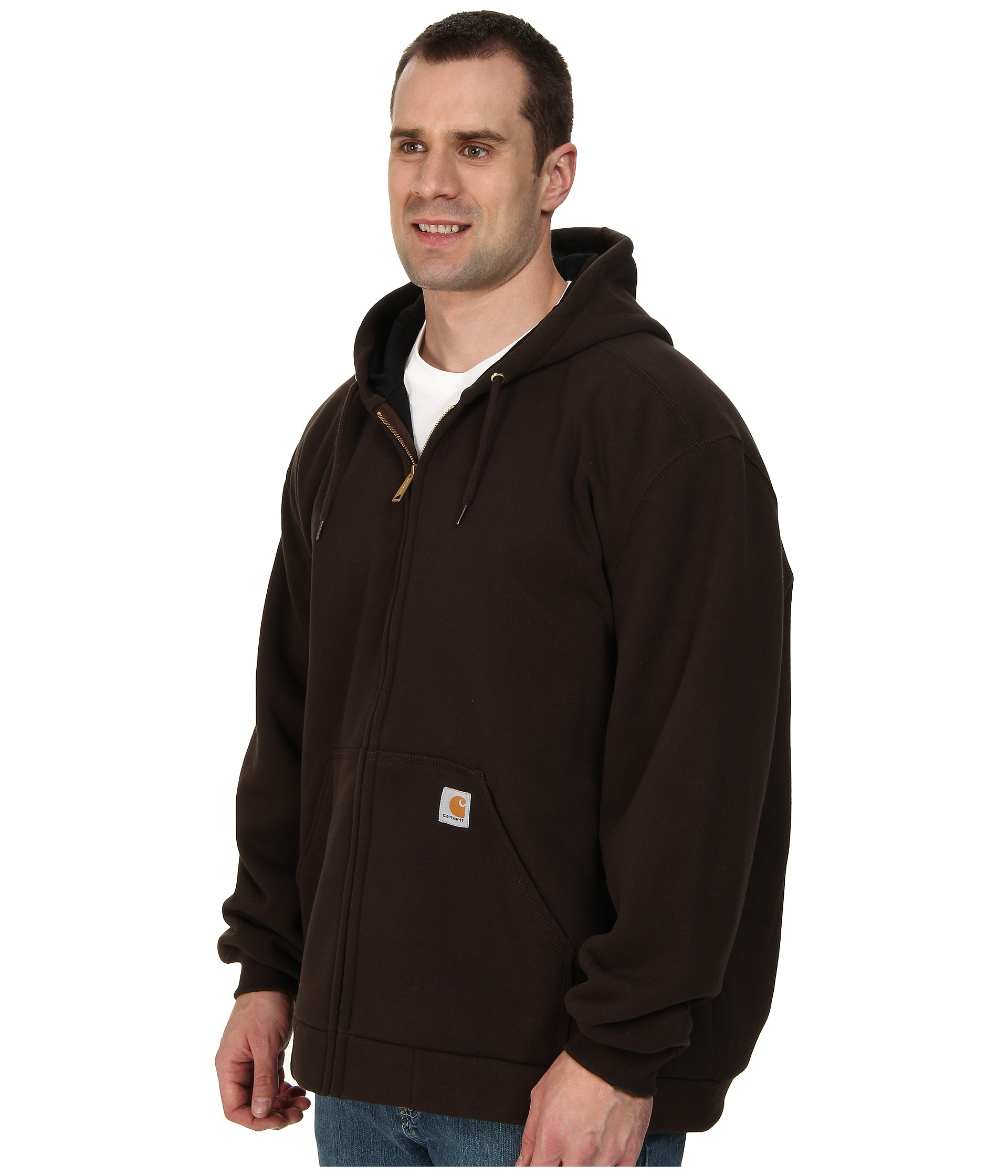 men's rain defender rutland thermal lined hooded zip front sweatshirt