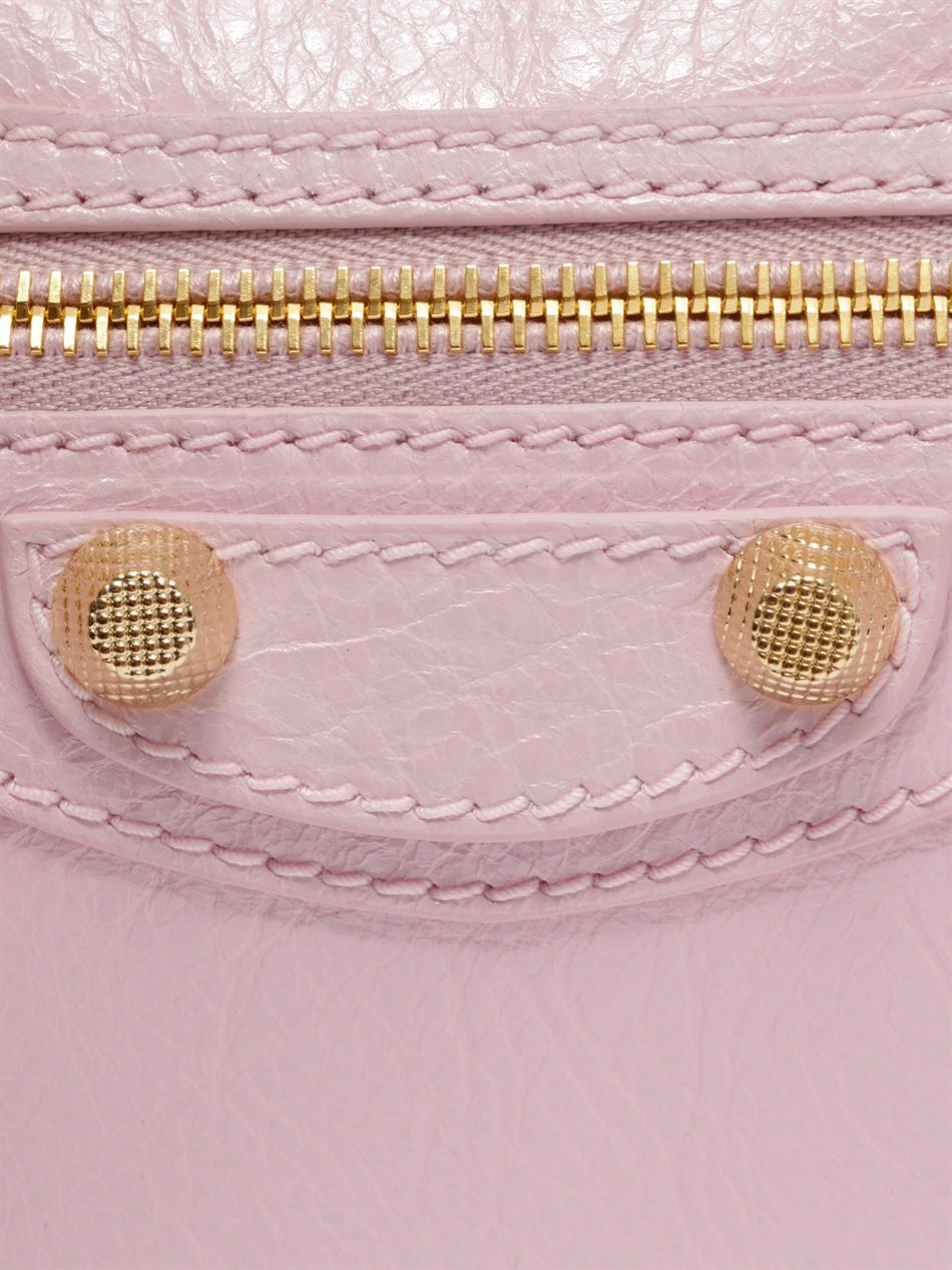 balenciaga mini city bag pink