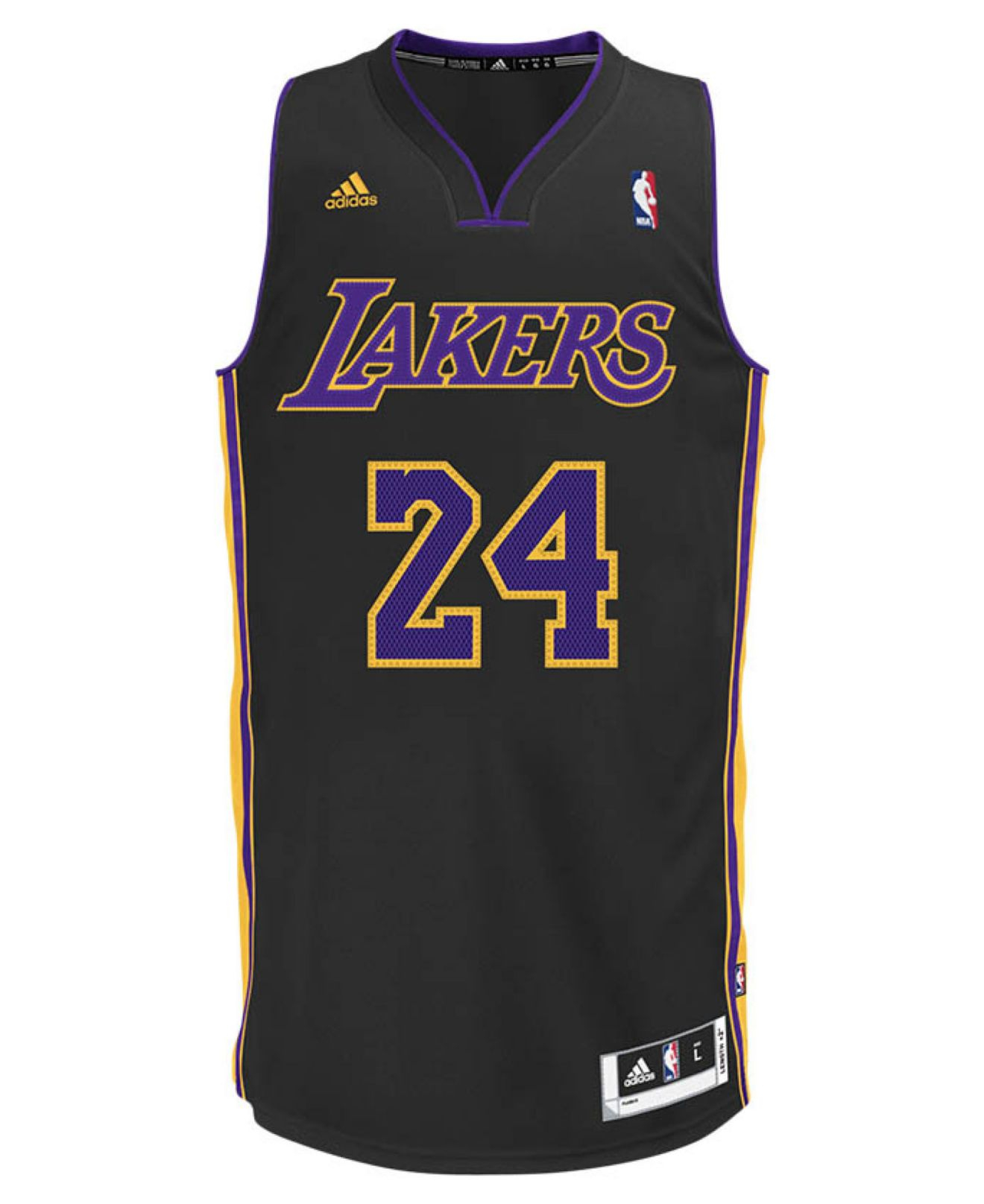 Kobe Bryant Los Angeles Lakers adidas Pride Swingman Jersey - Black