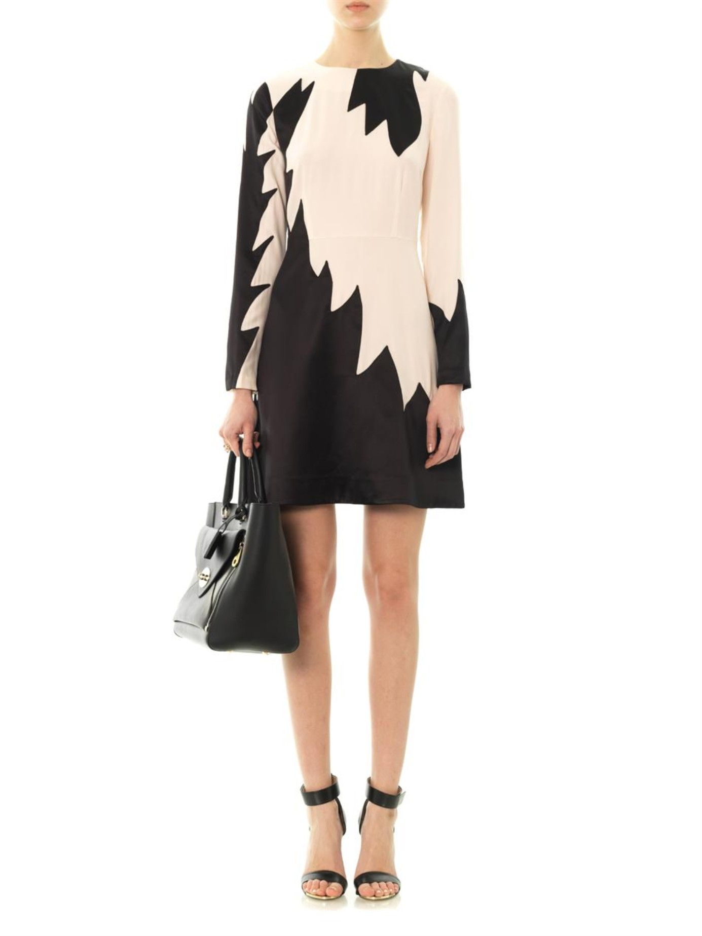 marc jacobs black and white dress