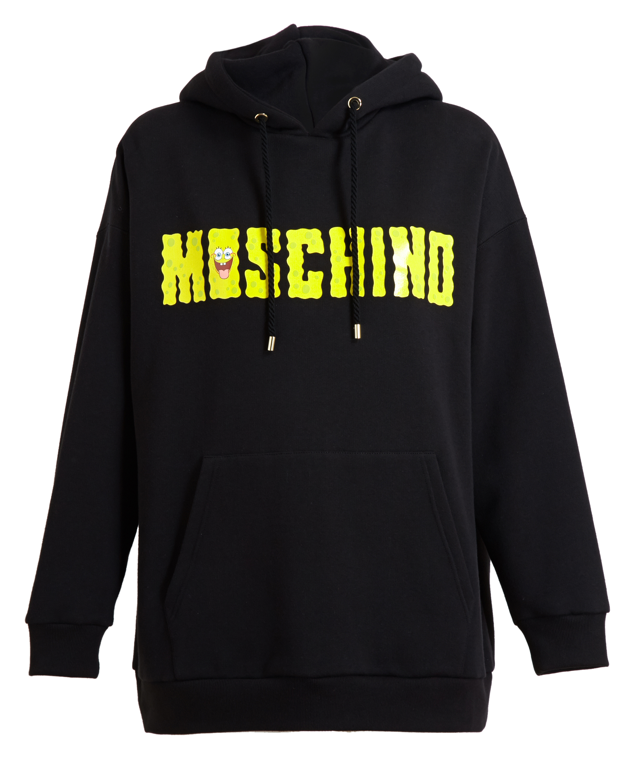 Moschino Spongebob  Squarepants Hooded Sweatshirt  in Black 