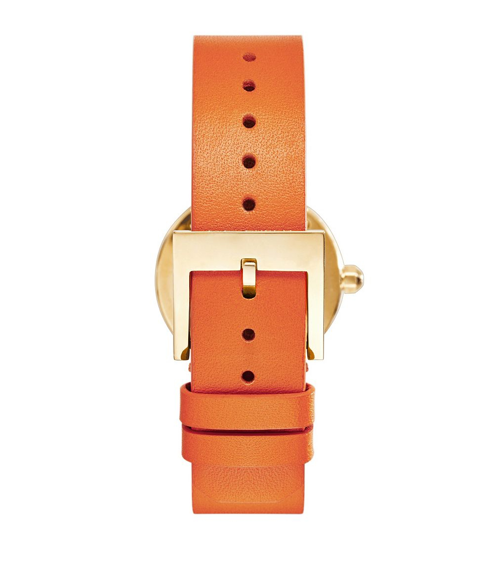 TORY BURCH オレンジレザー 時計 TRB4001 Tory Burch Women's Watch Orange | eBay