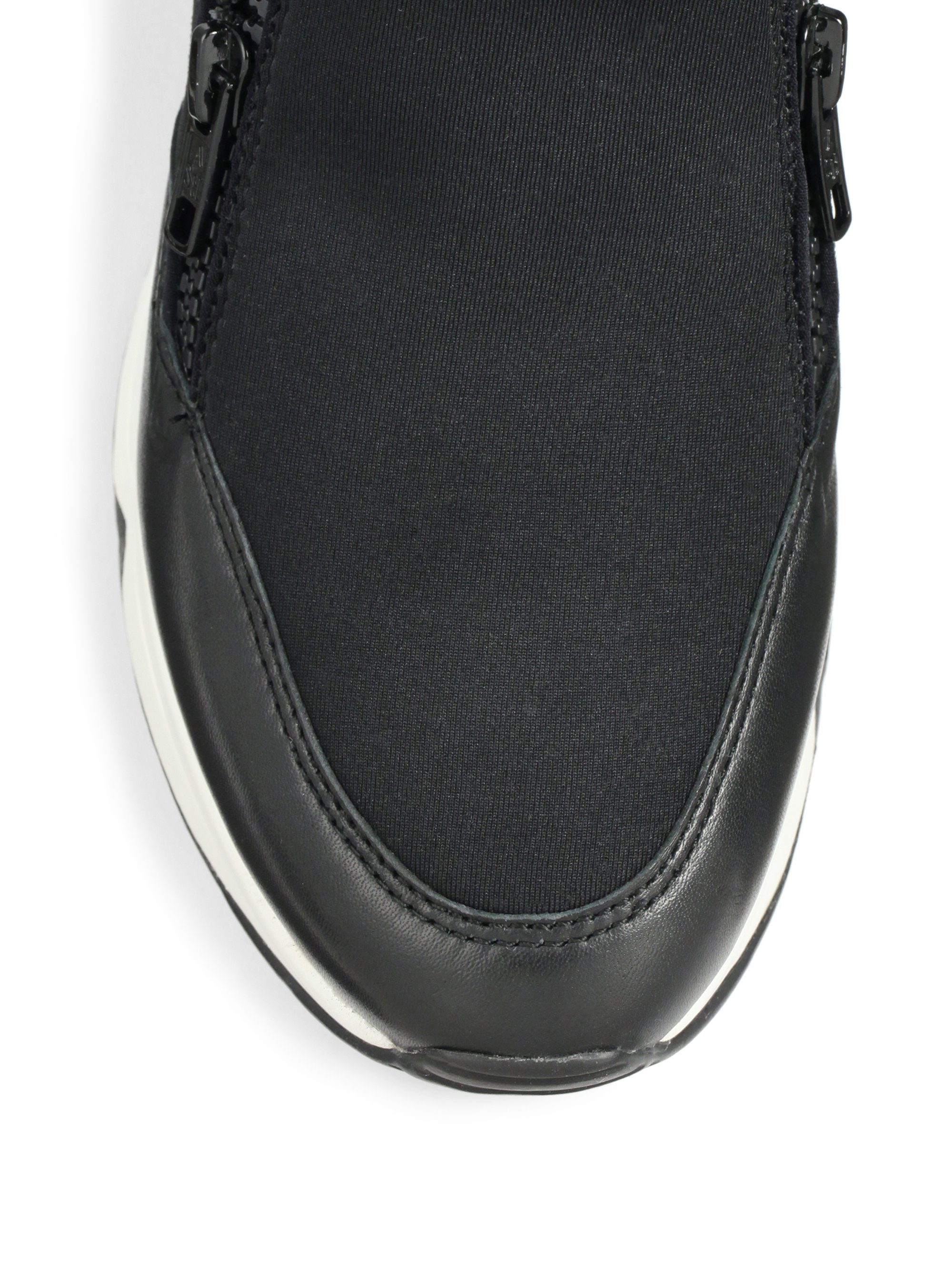 Ash Lynx Knee-High Sneaker Boots in Black - Lyst