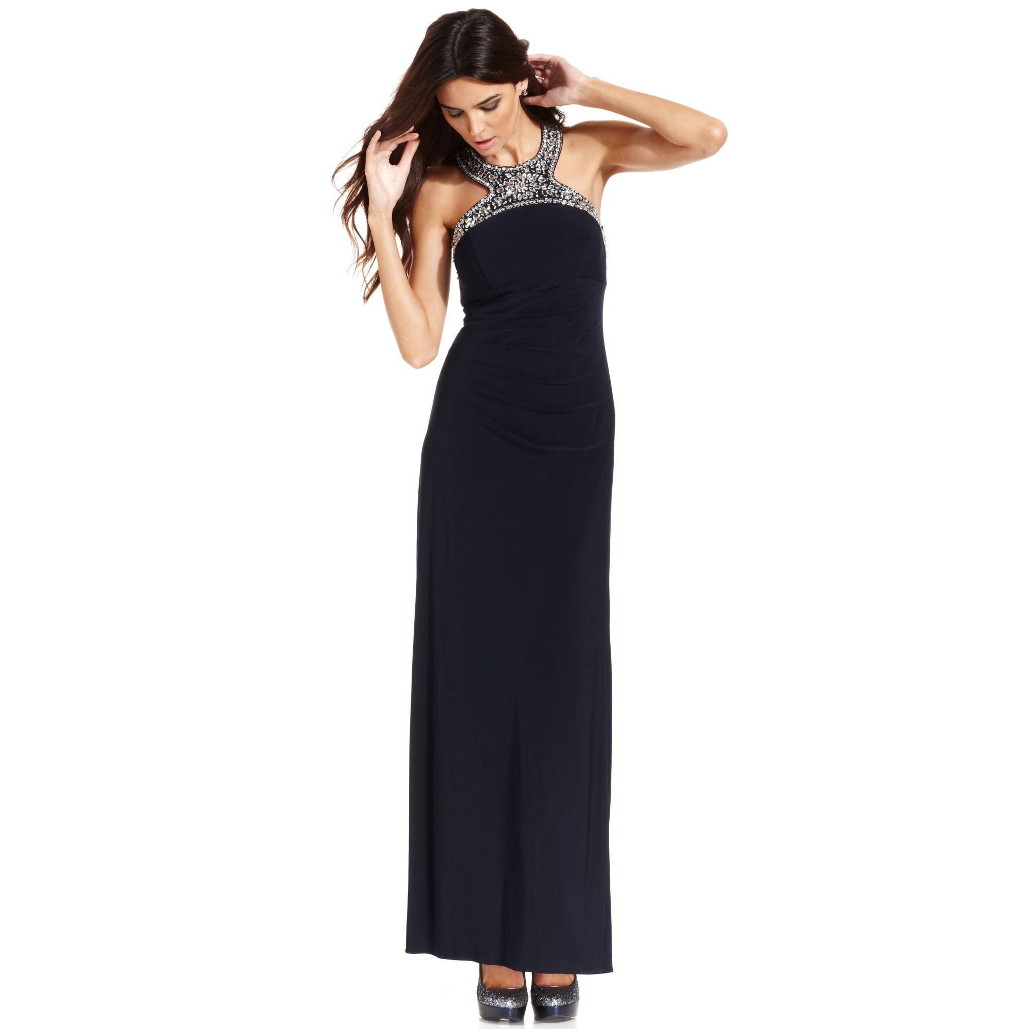 black xscape dress