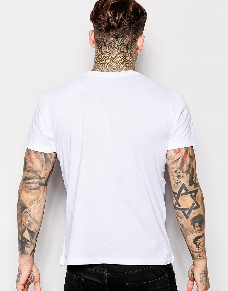 Butterfly for DIESEL T-Aikos T-Shirt Print in Skull Men Lyst | White