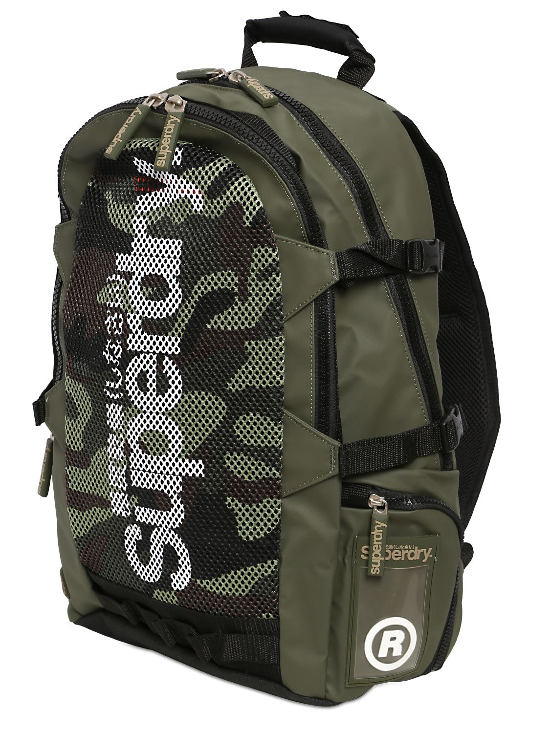 Superdry Camouflage Mesh Tarp Backpack in Army Green (Green) for Men - Lyst