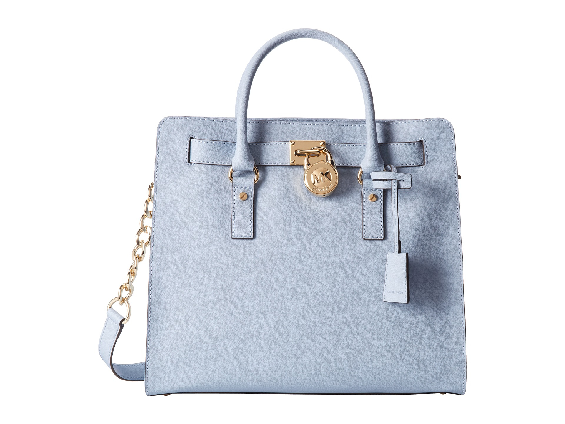 MICHAEL Michael Kors Hamilton Large North/south Tote in Pale Blue (Blue) -  Lyst