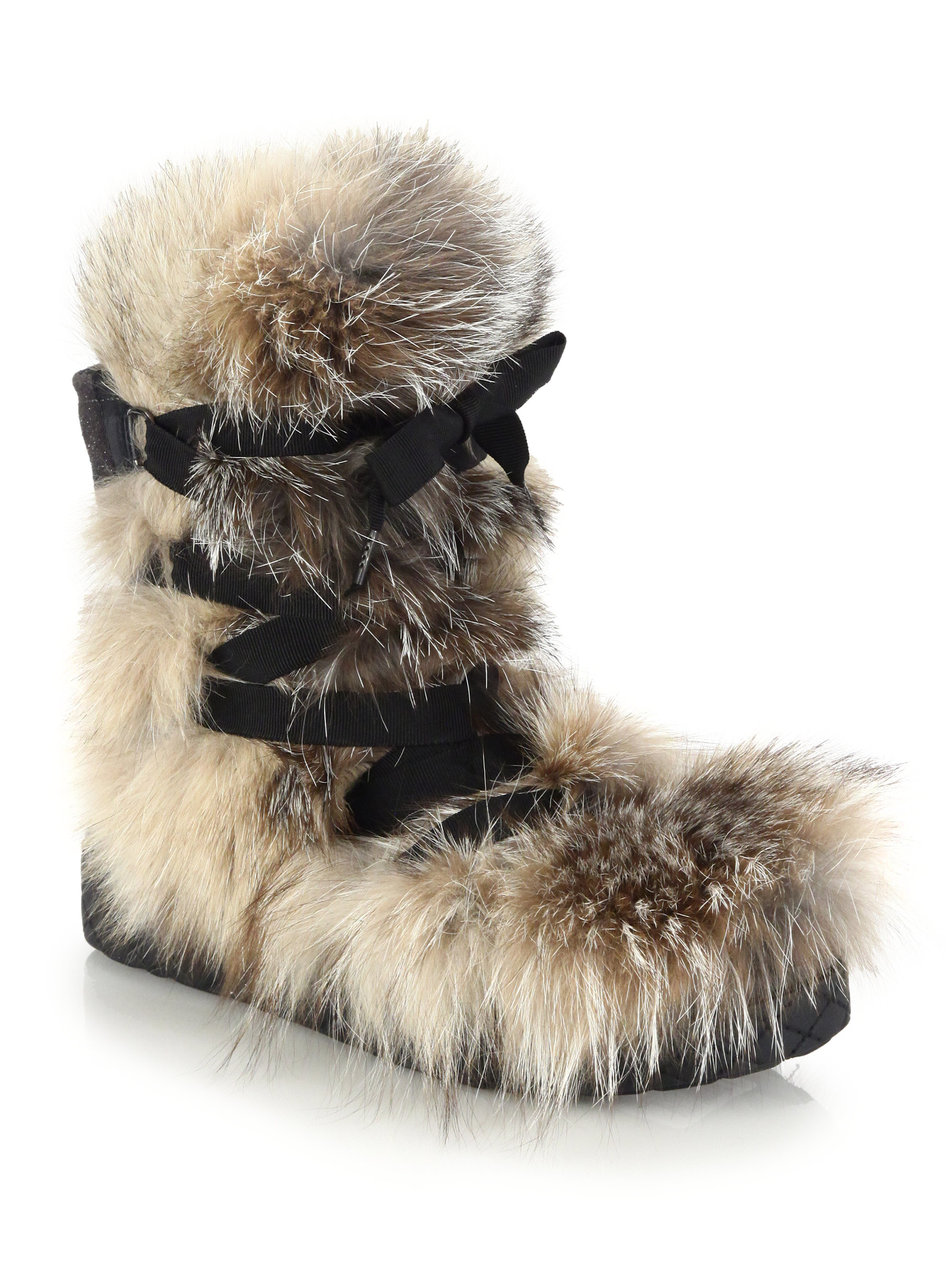 moncler boots mens fur