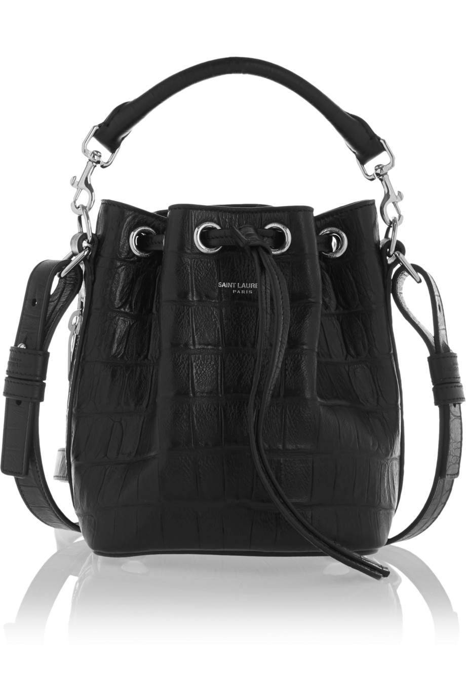 black and gold going out bag