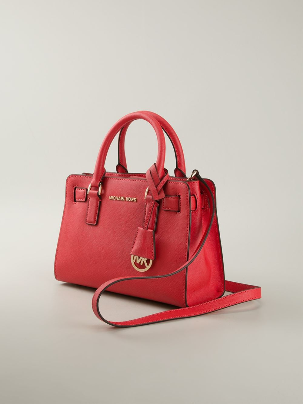 michael kors red flat