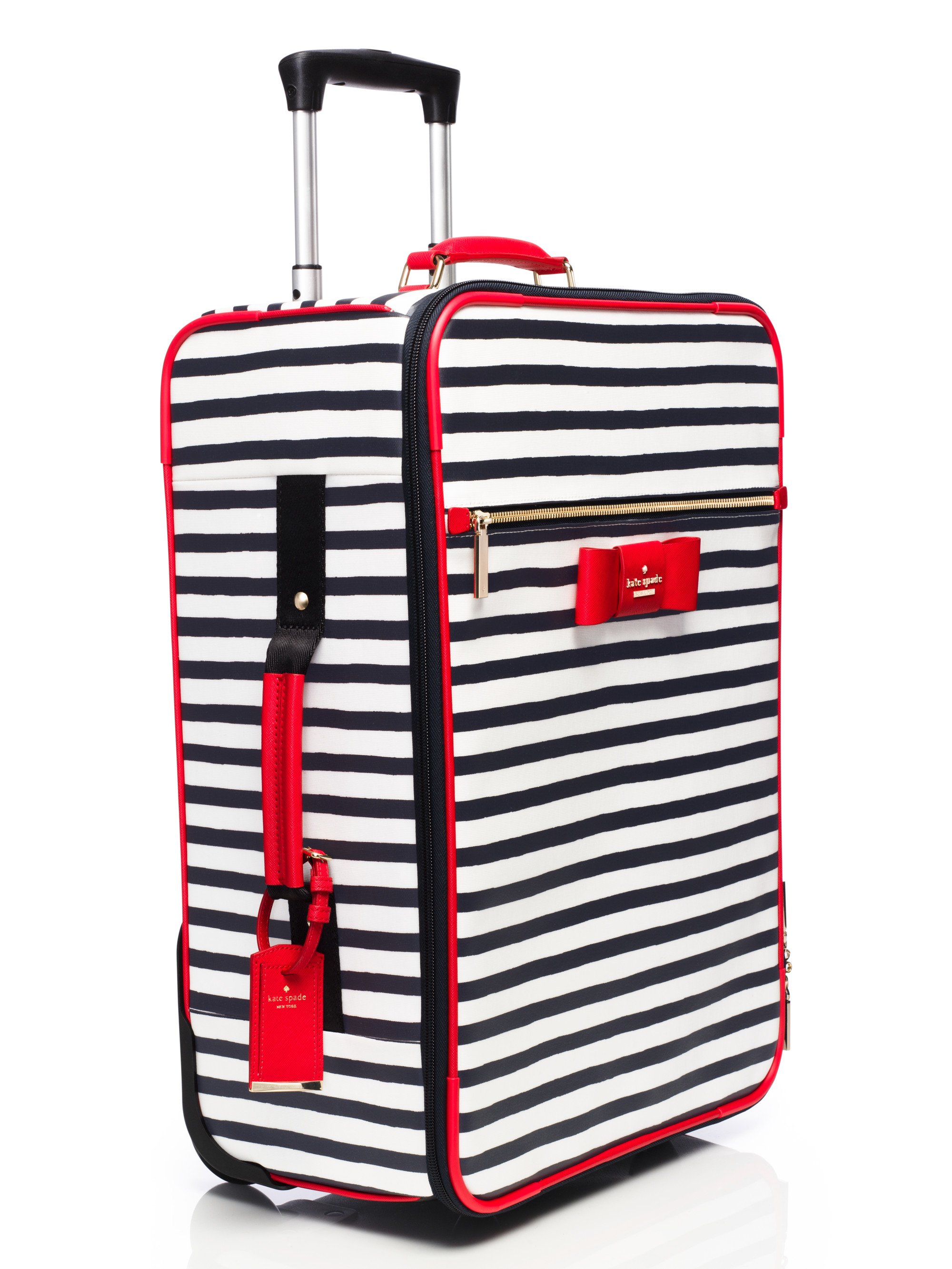 Lyst - Kate Spade New York Julia Street Stripe International Carry-on ...